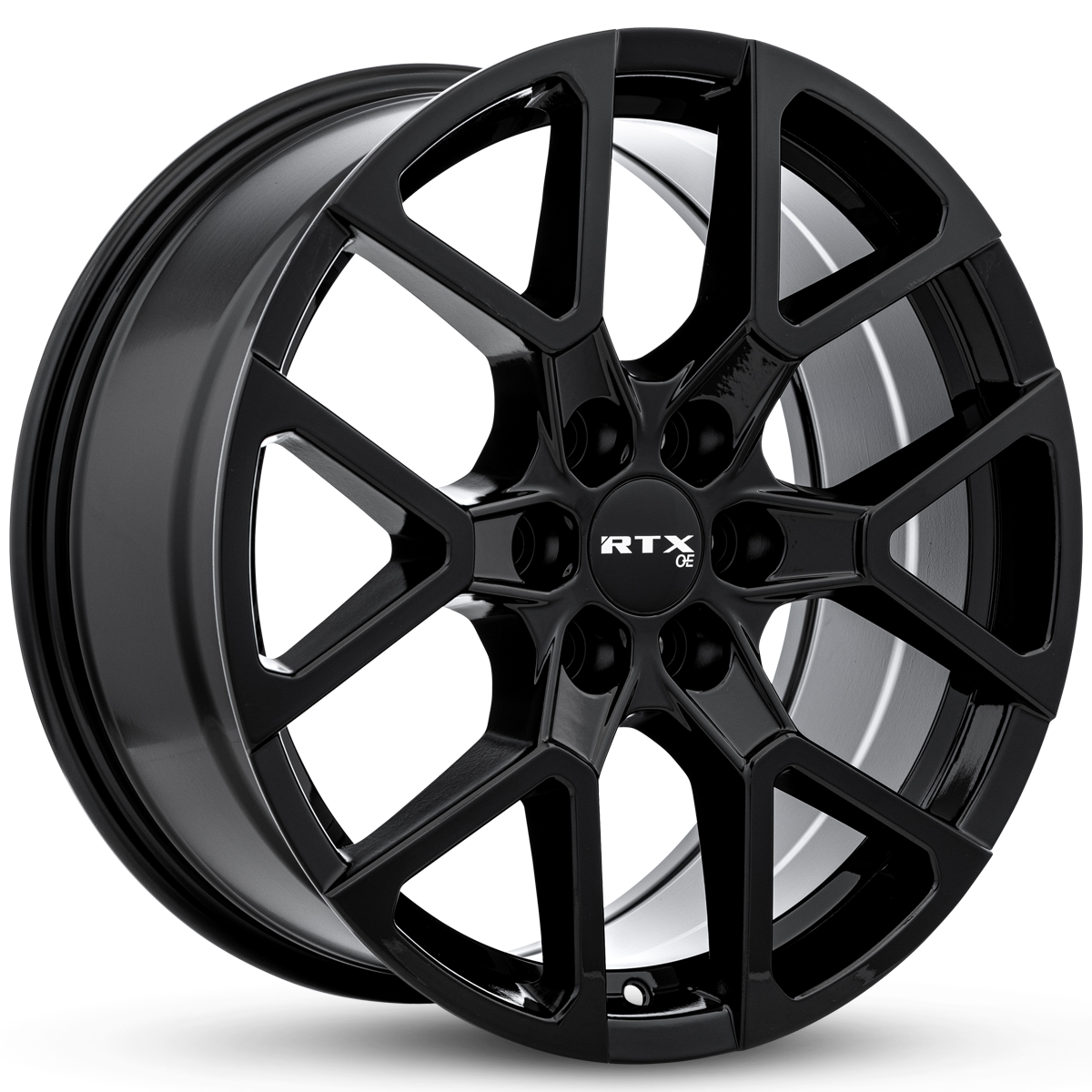 RTX GM02 Gloss Black 18x8 +35 6x120mm 67.1mm - Wheelwiz
