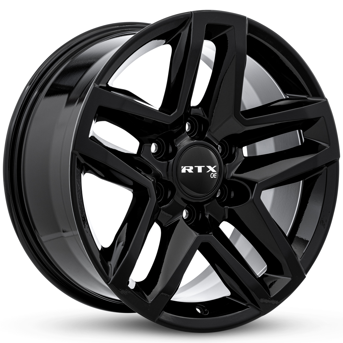 RTX GM04 Gloss Black 18x8.5 +26 6x139.7mm 78.1mm