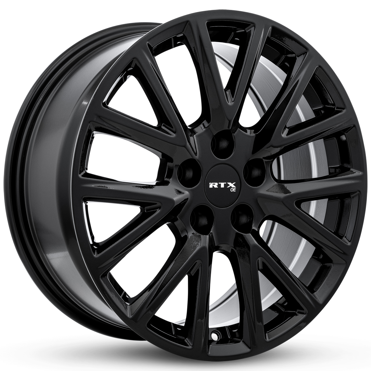 RTX GM06 Gloss Black 20x8.5 +35 5x120mm 67.1mm - Wheelwiz