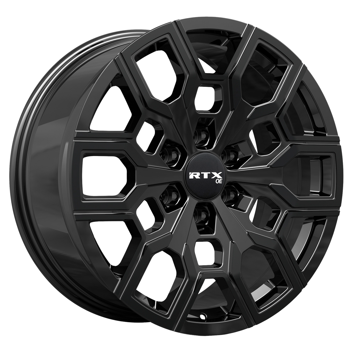 RTX GM08 Gloss Black 17x9 +20 6x139.7mm 78.1mm - Wheelwiz