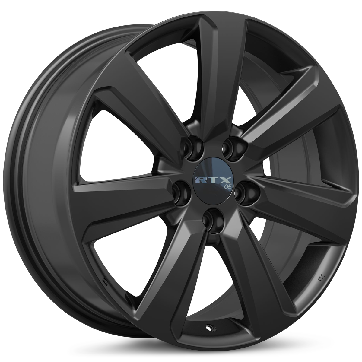 RTX HD02 Gloss Black 18x8 +45 5x120mm 64.1mm - Wheelwiz