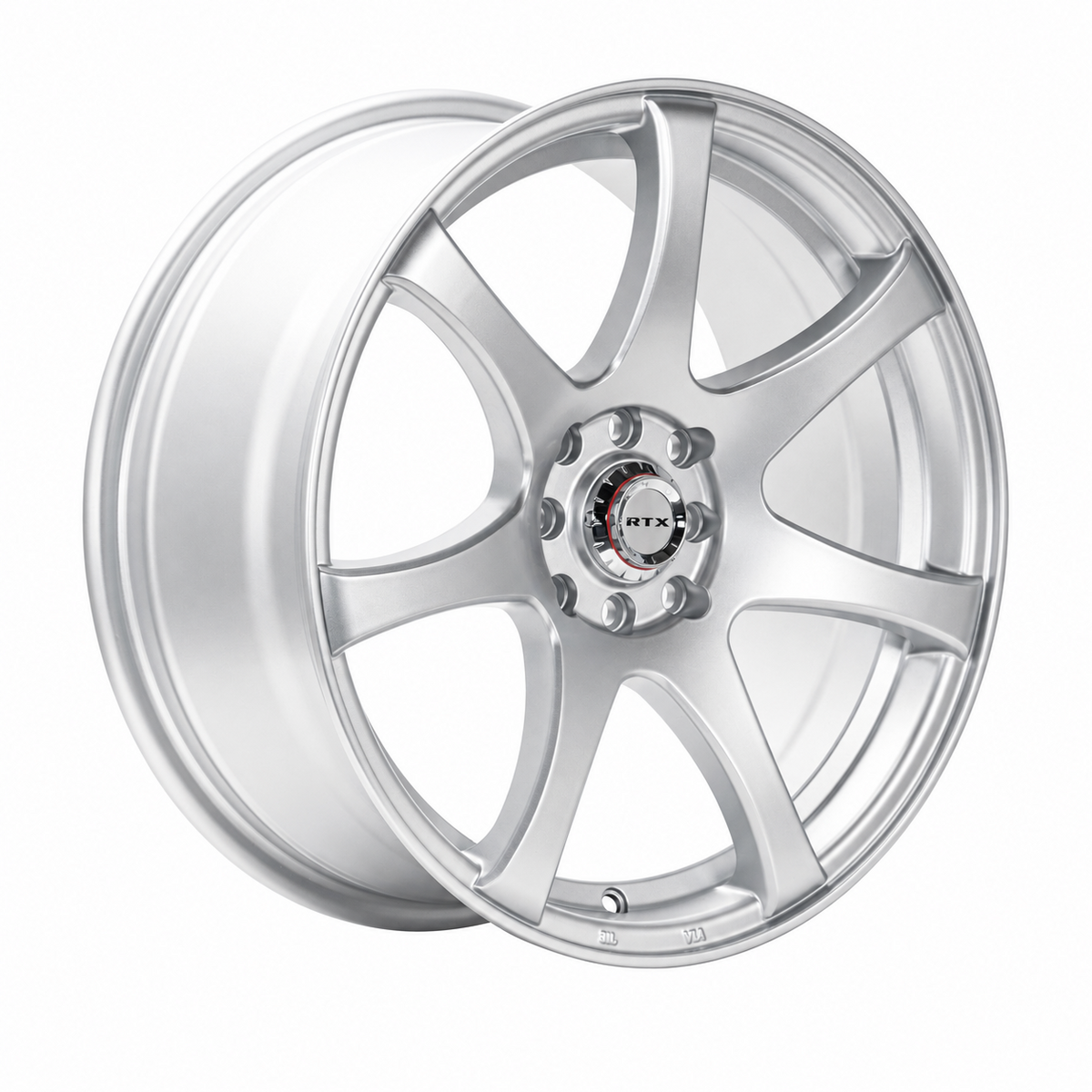 RTX Ink Satin Silver 16x7 +40 4x100|4x114.3mm 73.1mm - Wheelwiz