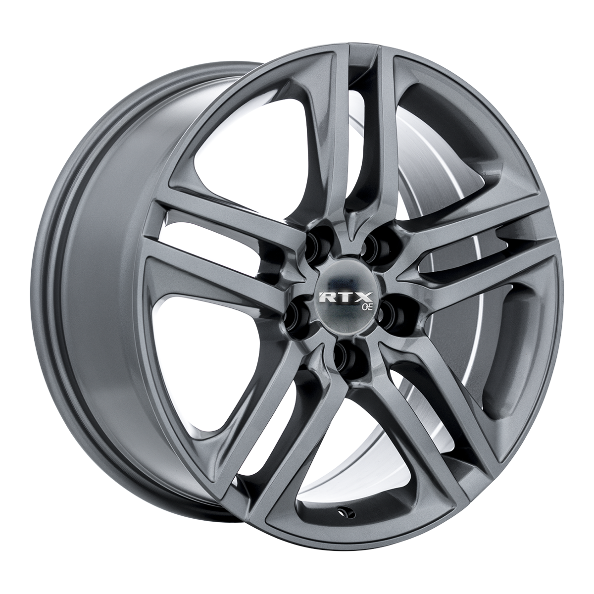 RTX Kita Gunmetal 17x8 +45 5x114.3mm 64.1mm - Wheelwiz