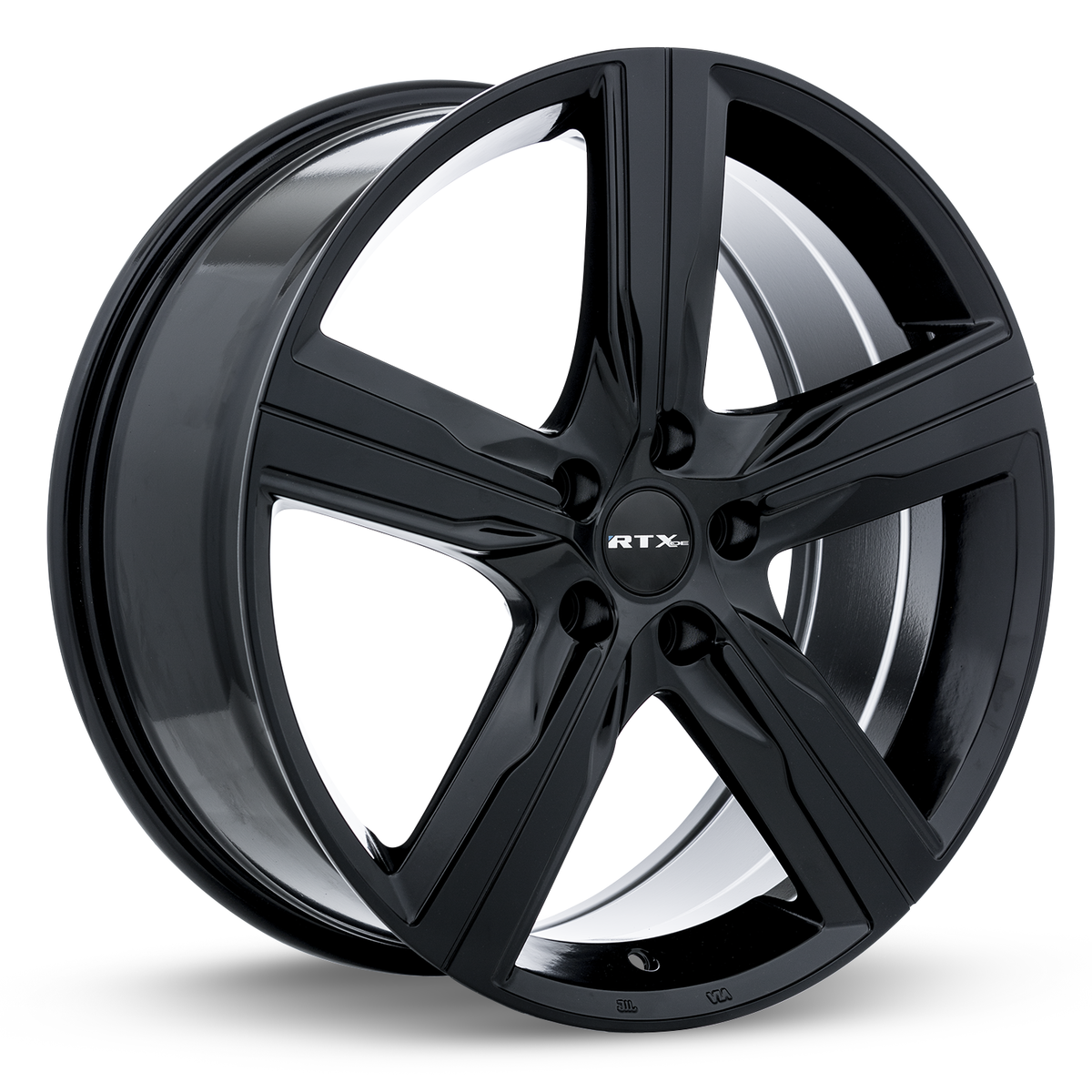 RTX Lund Satin Black 19x8 +45 5x108mm 63.4mm - Wheelwiz