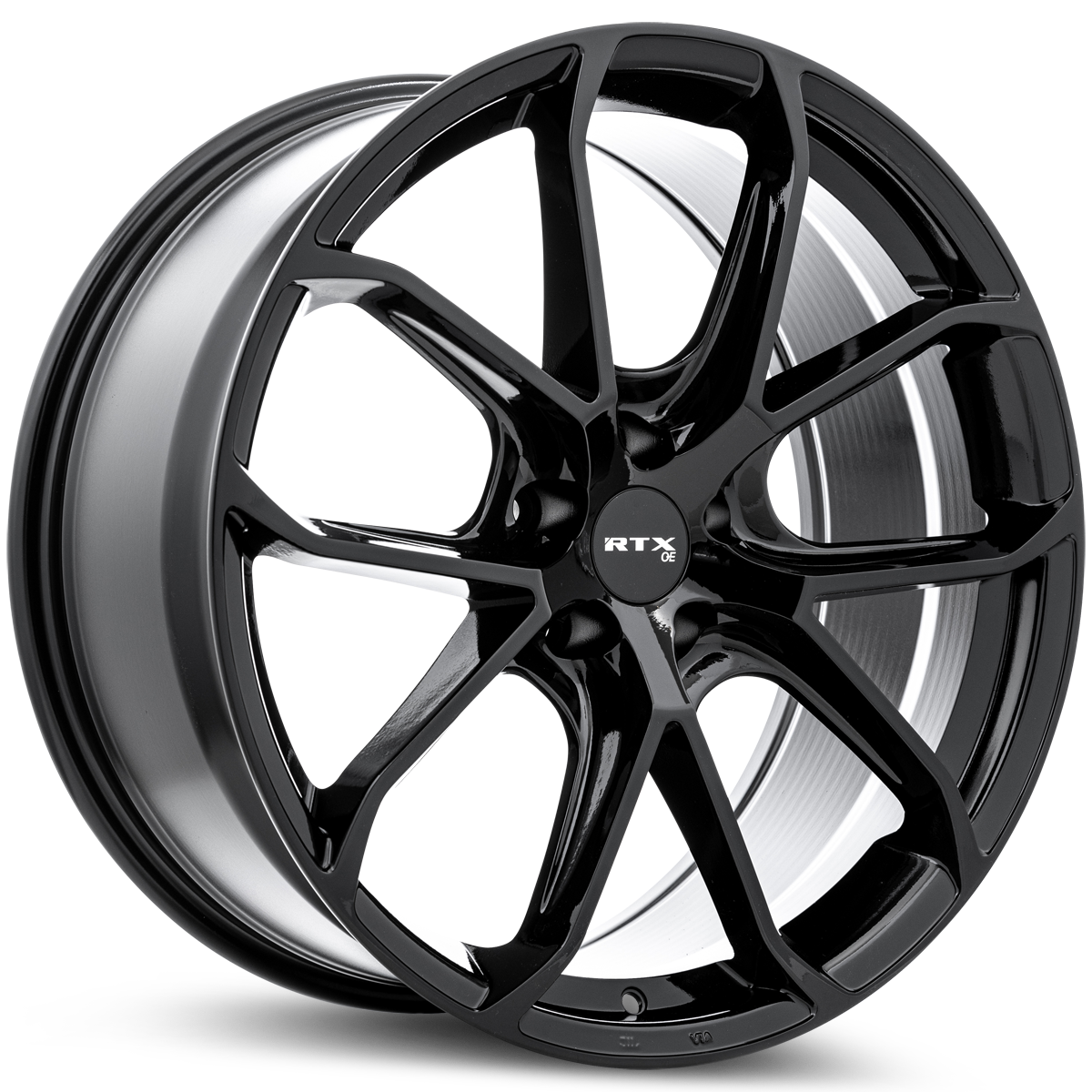 RTX MC01 Gloss Black 20x10 +19 5x112mm 66.6mm