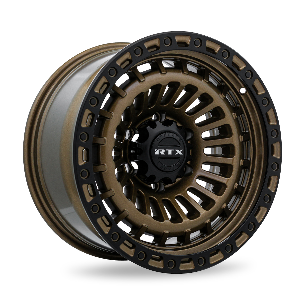 RTX Moab Bronze With Satin Black Lip 18x9 0 6x139.7mm 106.1mm - Wheelwiz