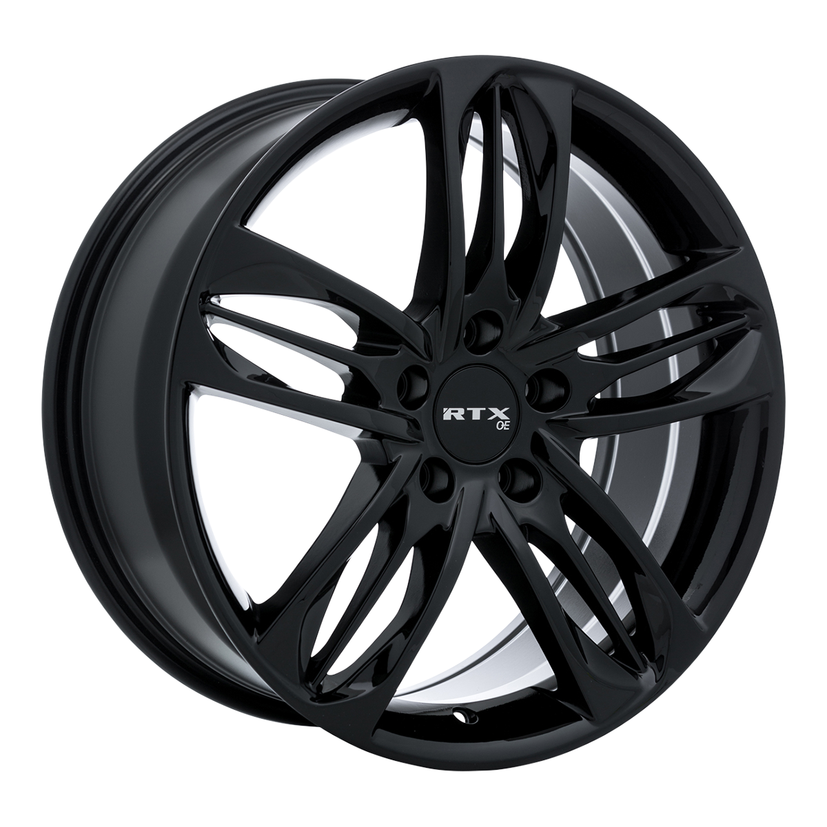 RTX Minato Gloss Black 19x8.5 +45 5x114.3mm 64.1mm - Wheelwiz