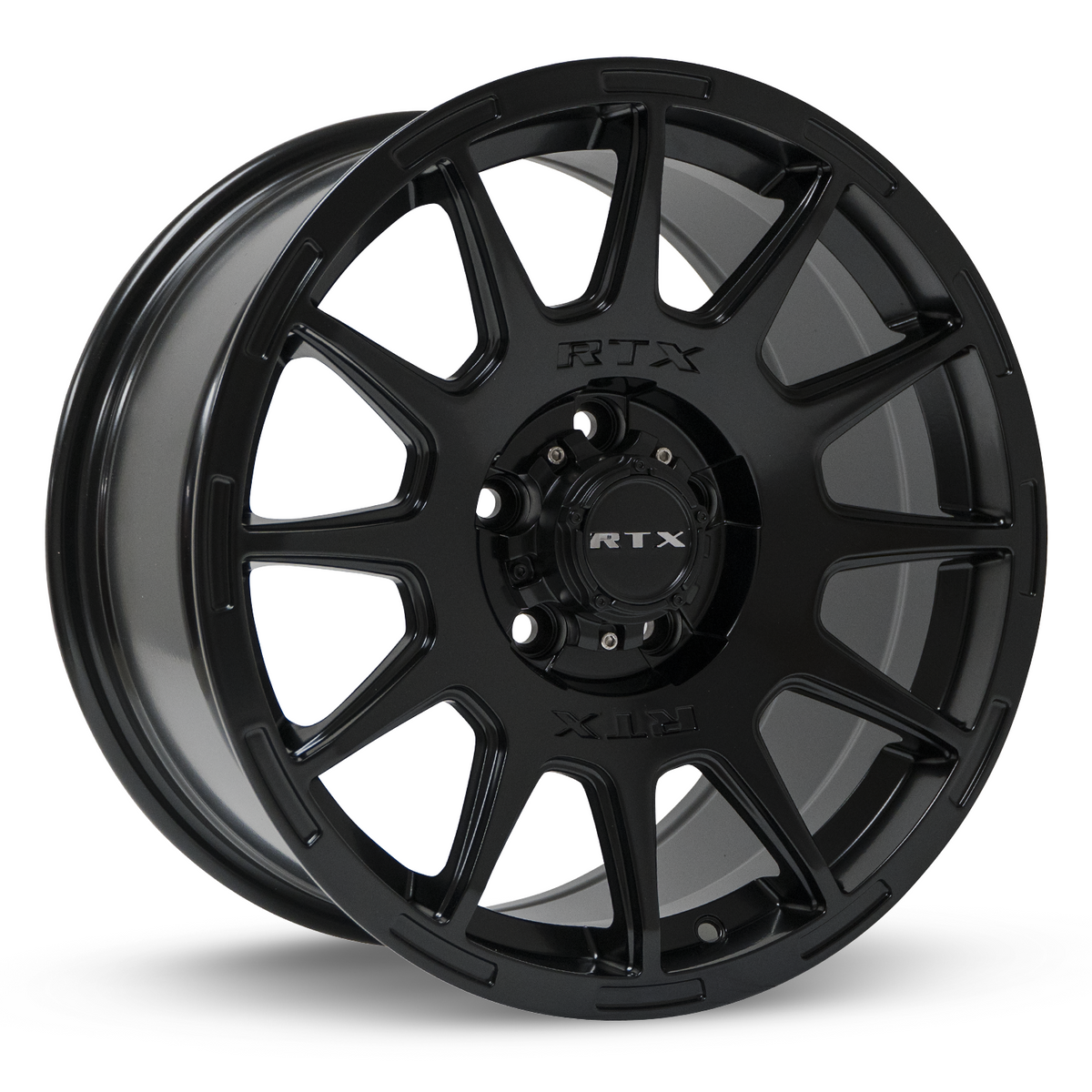 RTX Mini Baja Satin Black 17x8.5 +35 5x114.3mm 73.1mm - Wheelwiz