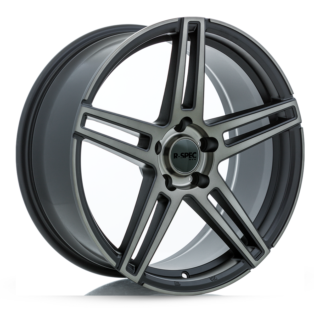 RTX Mystique Satin Black Machined Bronze 20x10 +35 5x114.3mm 73.1mm