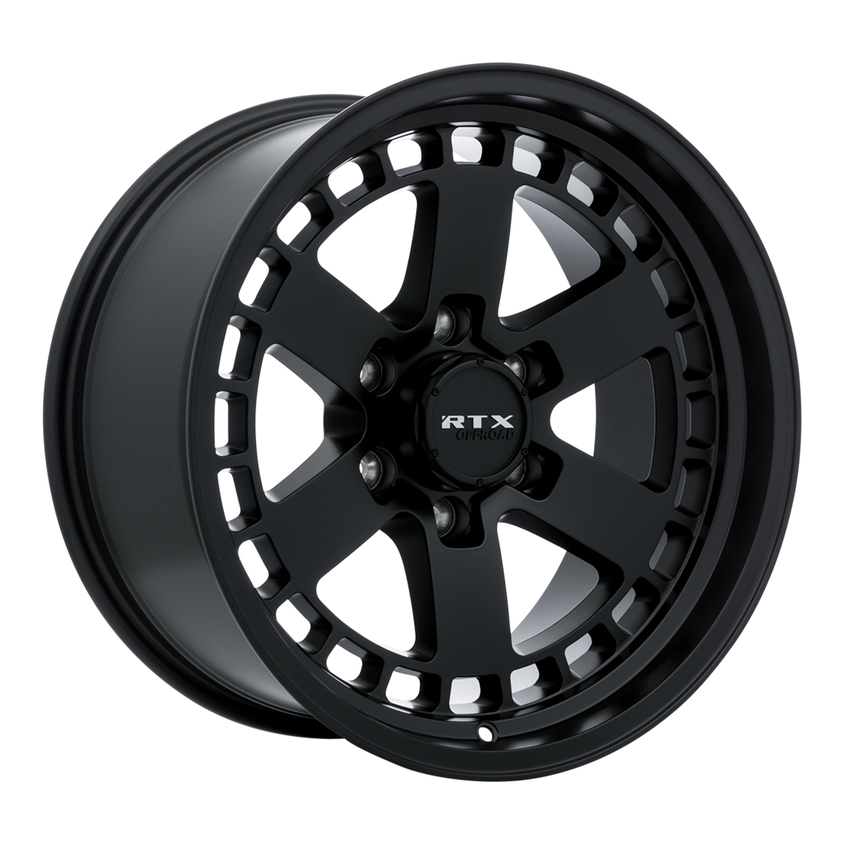 RTX Ozark Satin Black 17x9 0 6x114.3mm 66.1mm - Wheelwiz