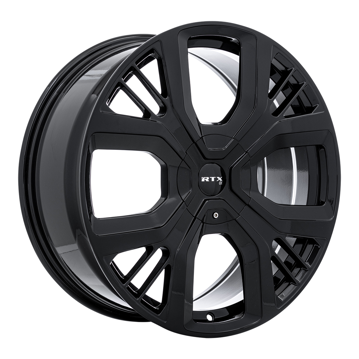 RTX PS01 Gloss Black 19x8 +45 5x108mm 63.4mm - Wheelwiz