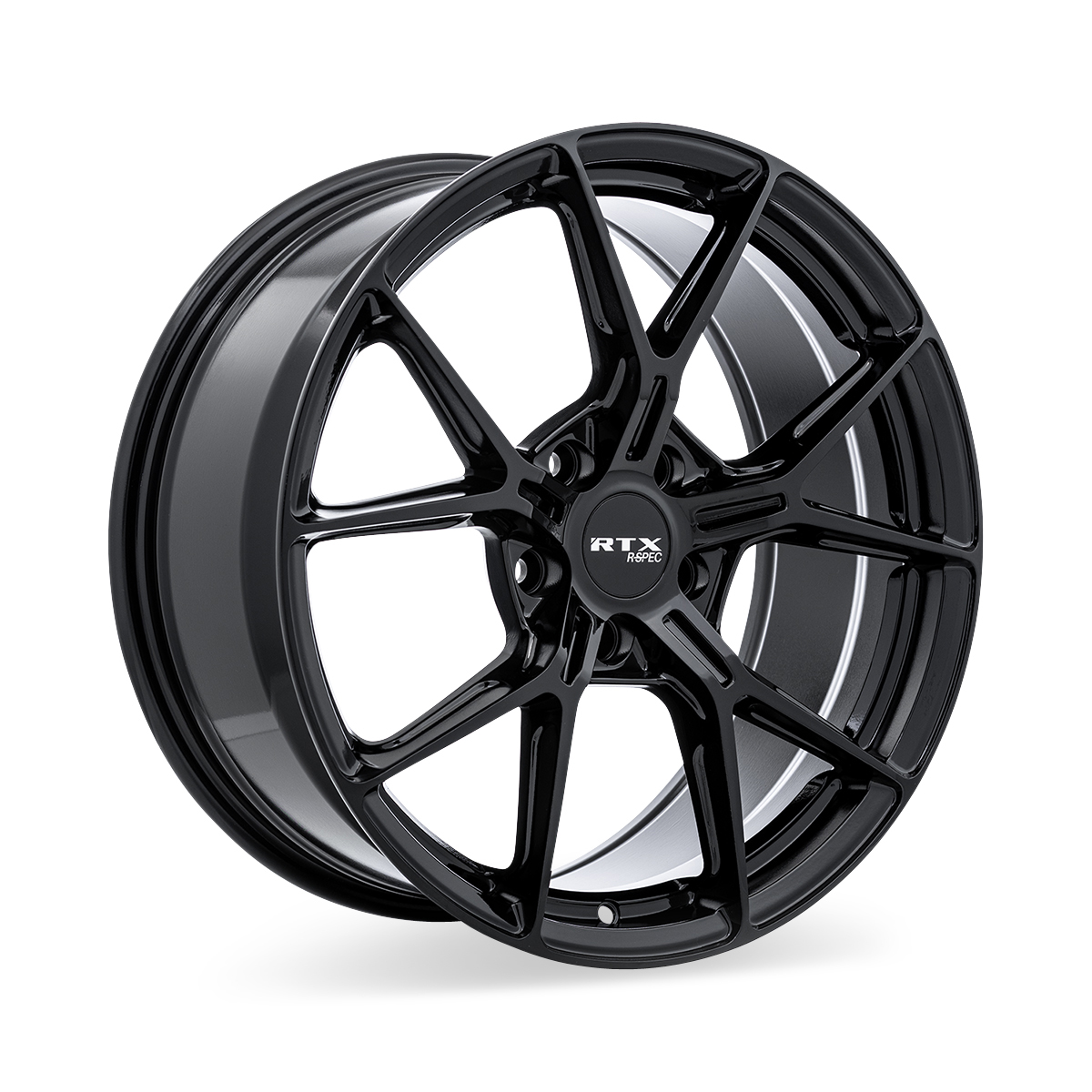 RTX RS01 Gloss Black 17x7.5 +38 5x114.3mm 67.1mm - Wheelwiz