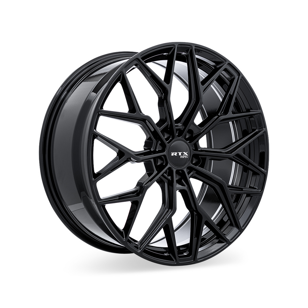RTX RS02 Gloss Black 18x8 +38 5x114.3mm 73.1mm– Wheelwiz