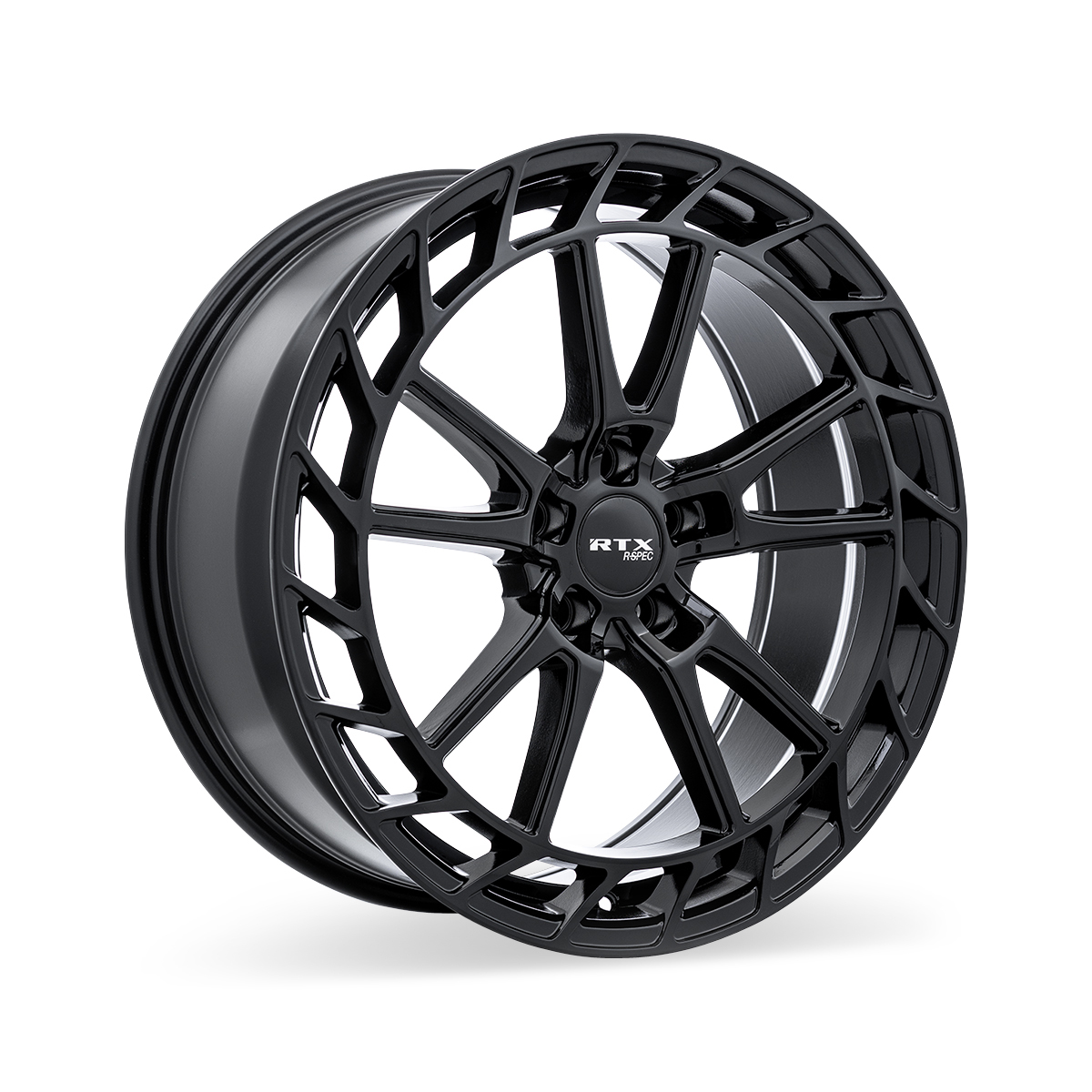 RTX RS05 Gloss Black 20x8.5 +40 5x114.3mm 67.1mm - Wheelwiz