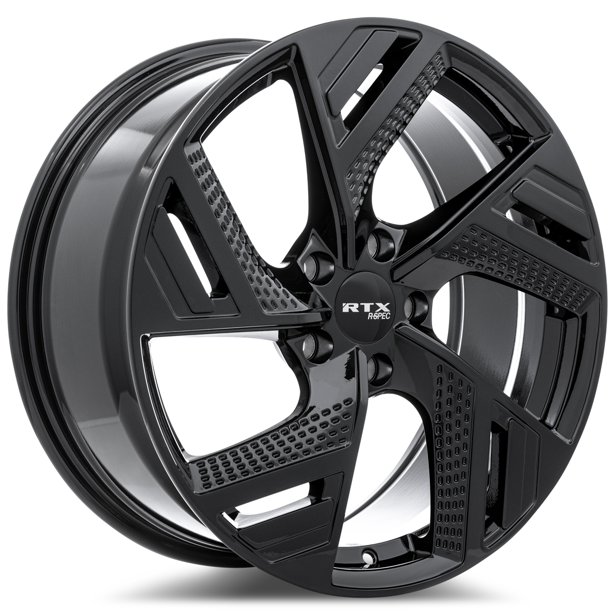 RTX RS09 Gloss Black 17x7.5 +40 5x114.3mm 67.1mm - Wheelwiz