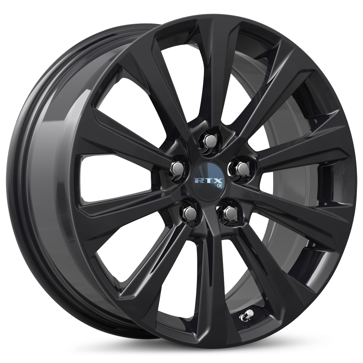 RTX TY04 Gloss Black 20x8 +40 5x120mm 60.1mm - Wheelwiz