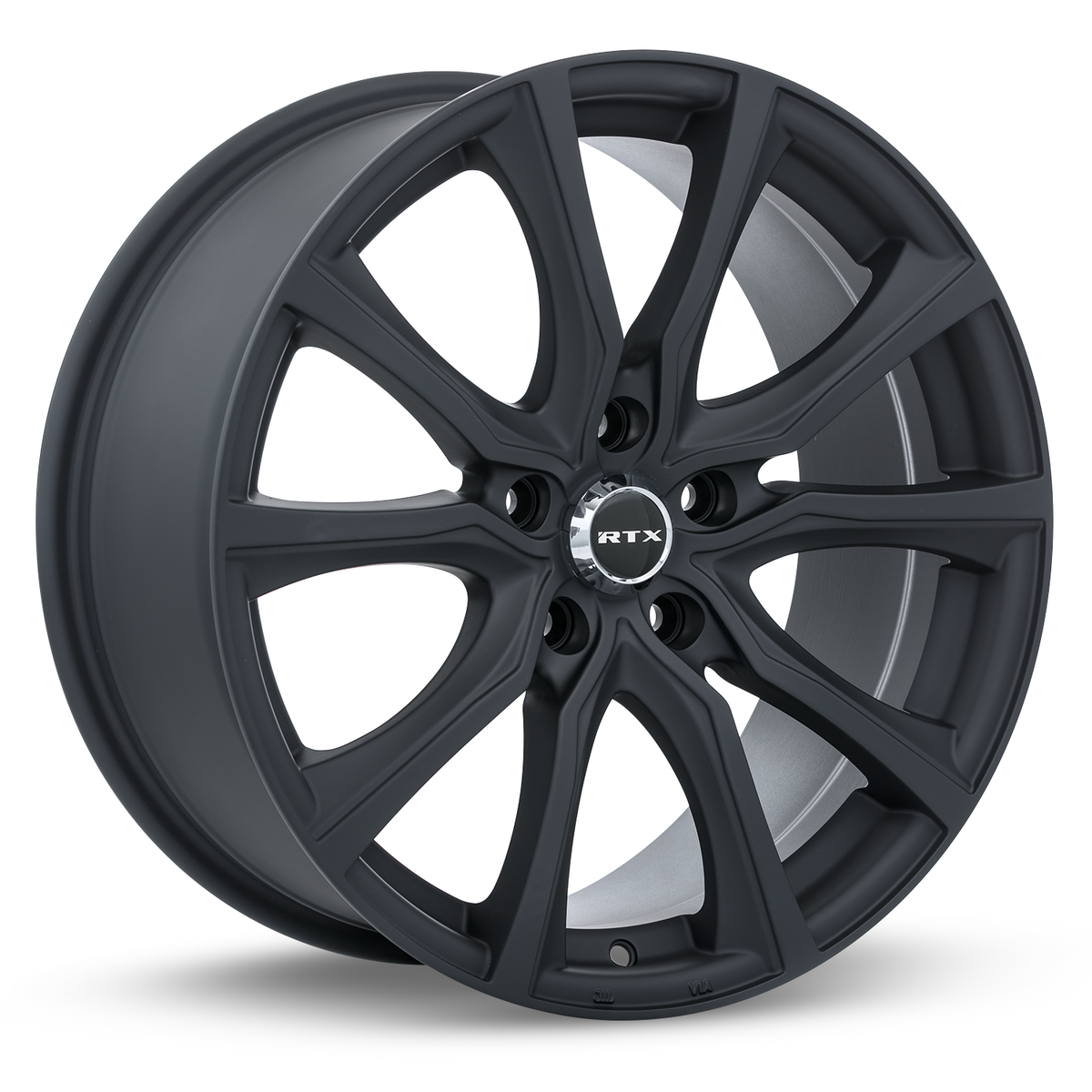 RTX Contour Matte Black 15x6.5 +40 5x114.3mm 73.1mm - Wheelwiz