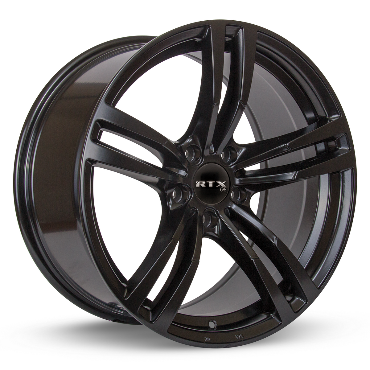 RTX Graz Satin Black 20x9 +35 5x112mm 66.6mm - Wheelwiz