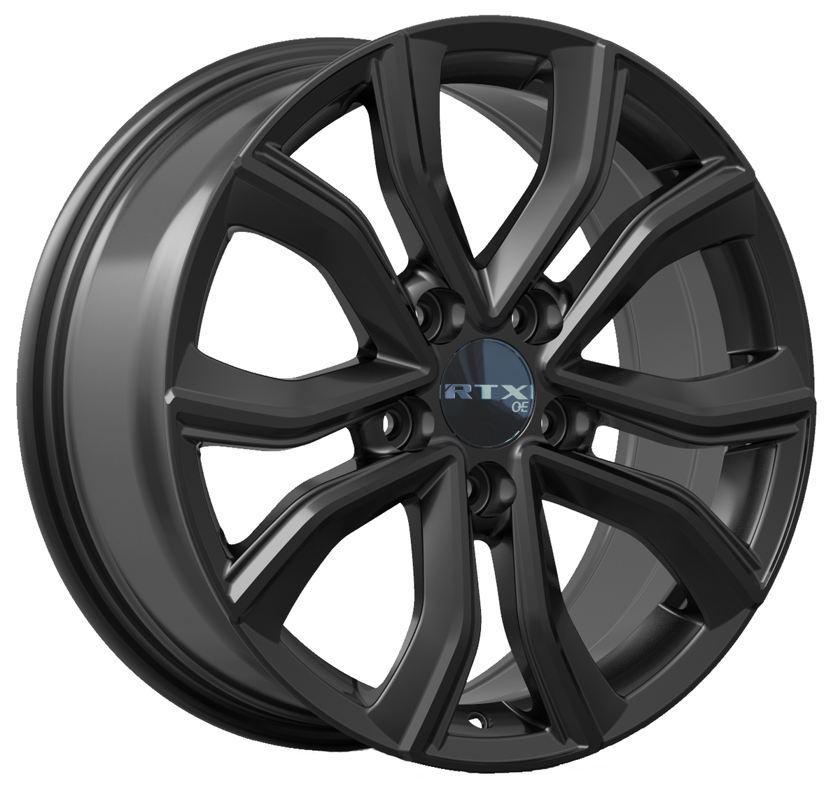 RTX HD03 Gloss Black 16x7 +40 5x114.3mm 64.1mm - Wheelwiz