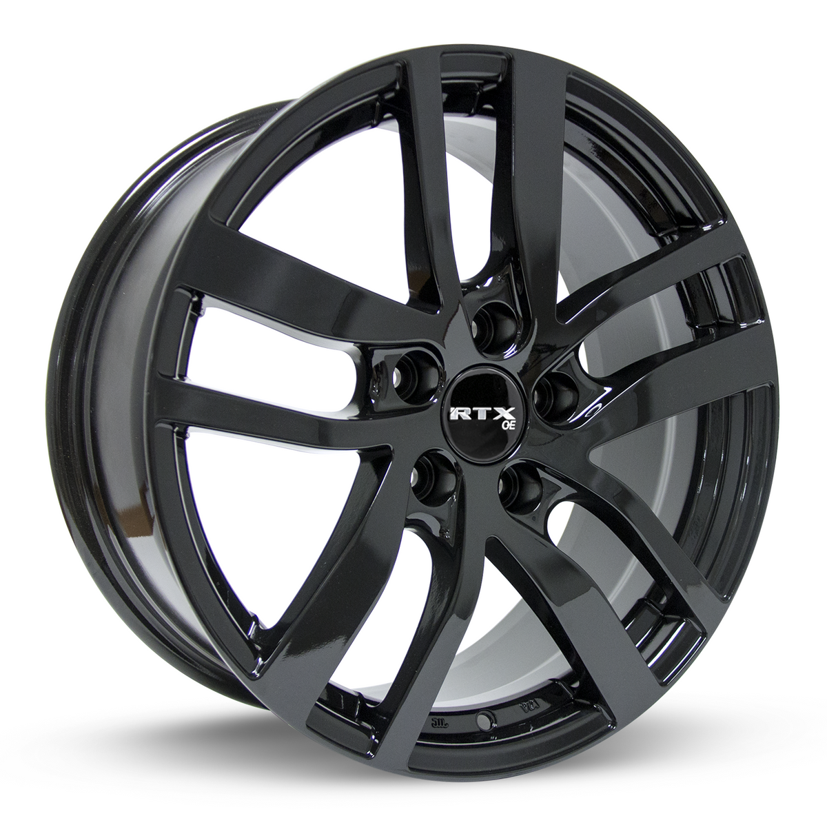 RTX Pilot Gloss Black 18x8 +45 5x120mm 64.1mm - Wheelwiz