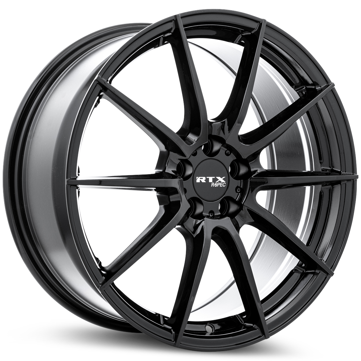 RTX RS03 Gloss Black 18x8 +40 5x114.3mm 67.1mm - Wheelwiz