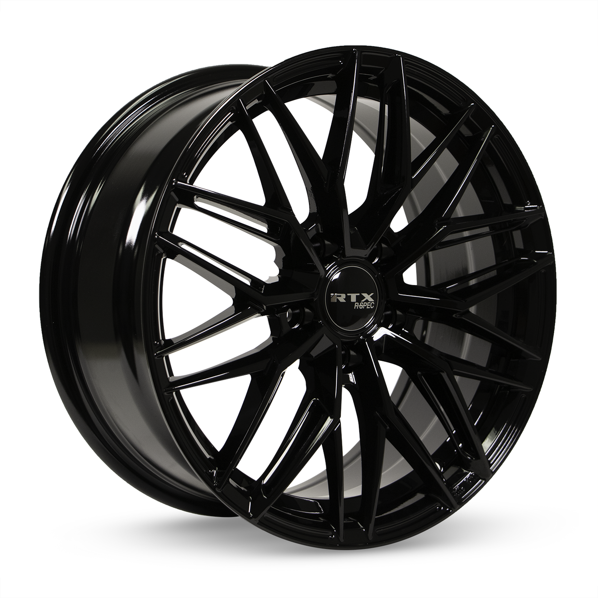 RTX SW20 Gloss Black 17x7.5 +42 5x114.3mm 73.1mm - Wheelwiz
