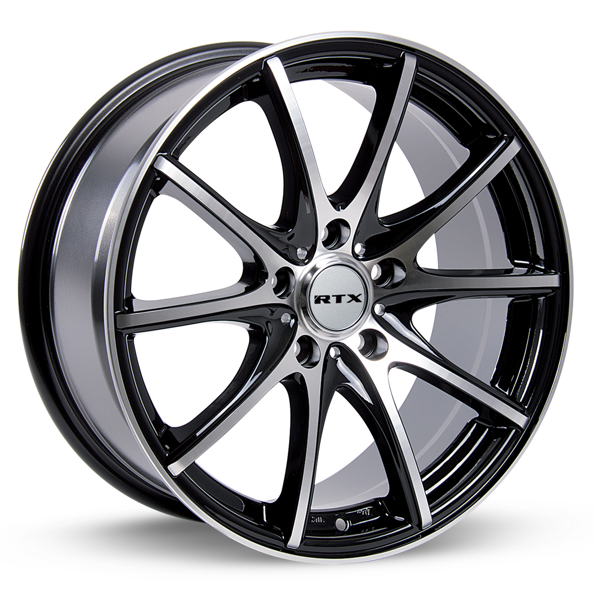 RTX Snare Black Machined 14x6 +38 4x100mm 73.1mm - Wheelwiz