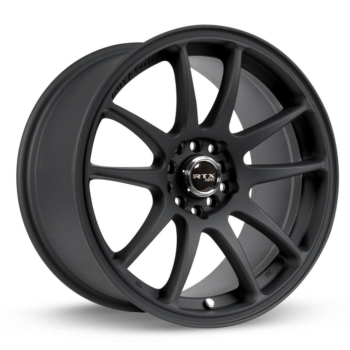 RTX Stag Matte Black 18x9.5 +40 5x100|5x114.3mm 73.1mm - Wheelwiz