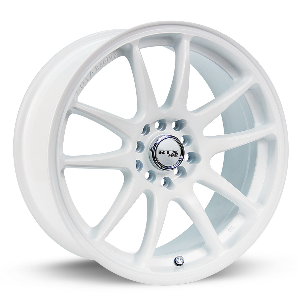 RTX Stag Satin White 17x8 +35 5x100|5x114.3mm 73.1mm - Wheelwiz