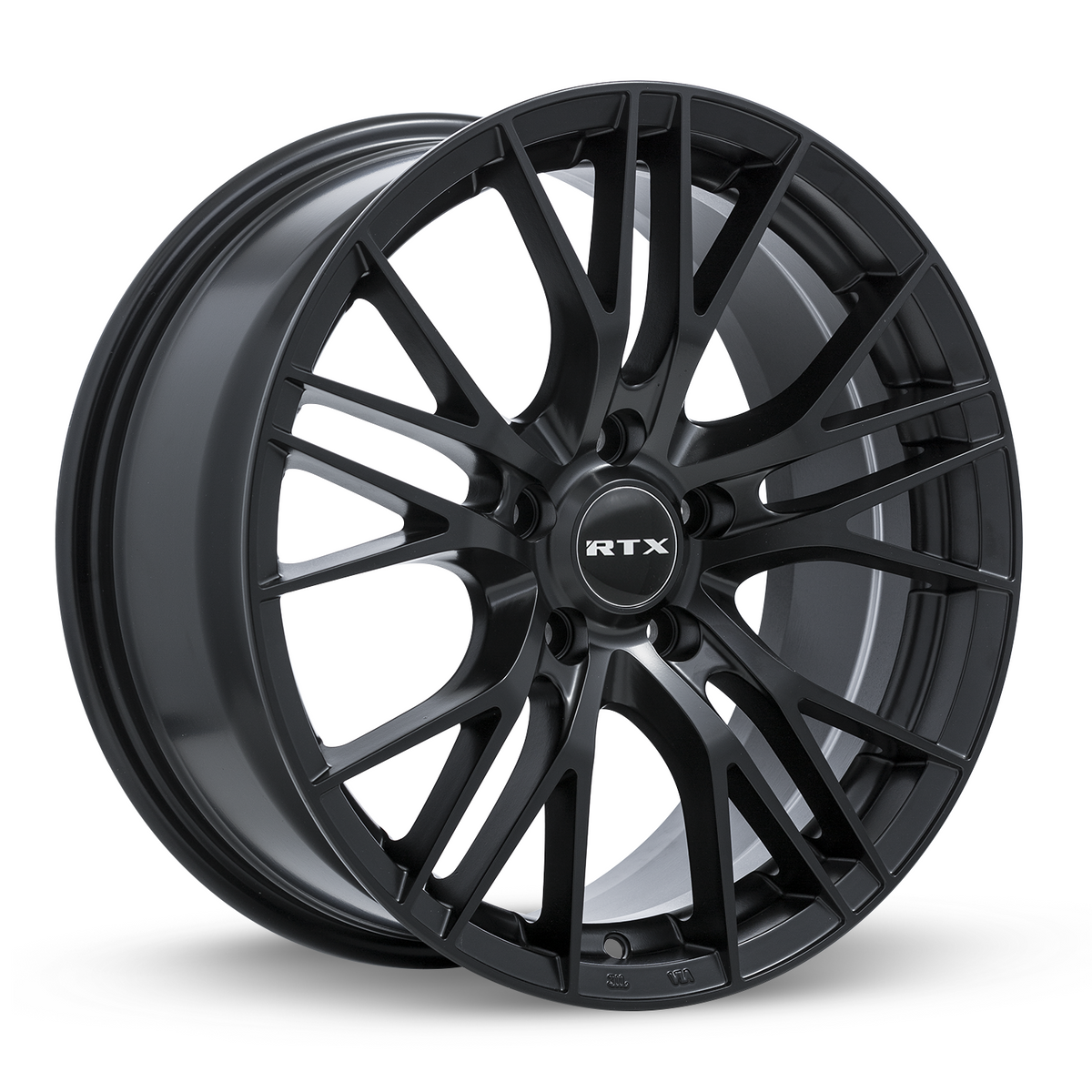 RTX Vertex Satin Black 17x7.5 +32 5x110mm 65.1mm - Wheelwiz