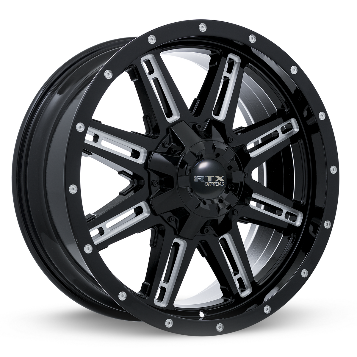 RTX Ravine Black Milled 20x10 -24 5x135|5x139.7mm 87.1mm - Wheelwiz