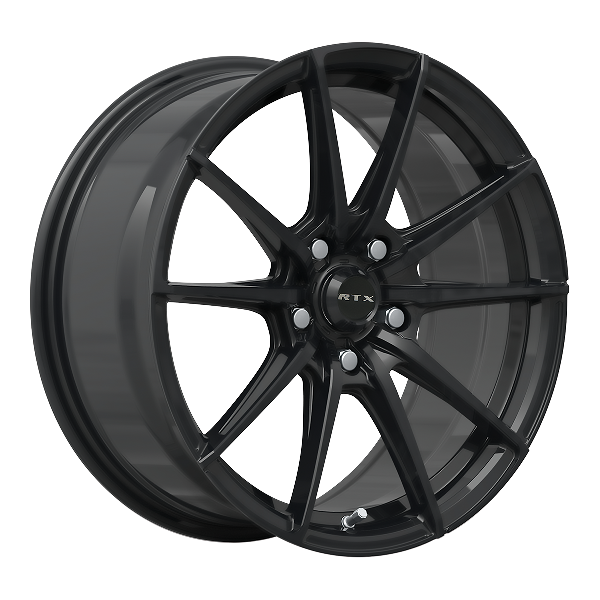 RTX SL01 Gloss Black 18x8 +42 5x114.3mm 73.1mm - Wheelwiz