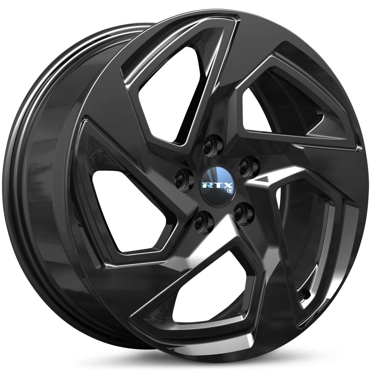 RTX SU01 Gloss Black 17x7 +55 5x114.3mm 56.1mm - Wheelwiz
