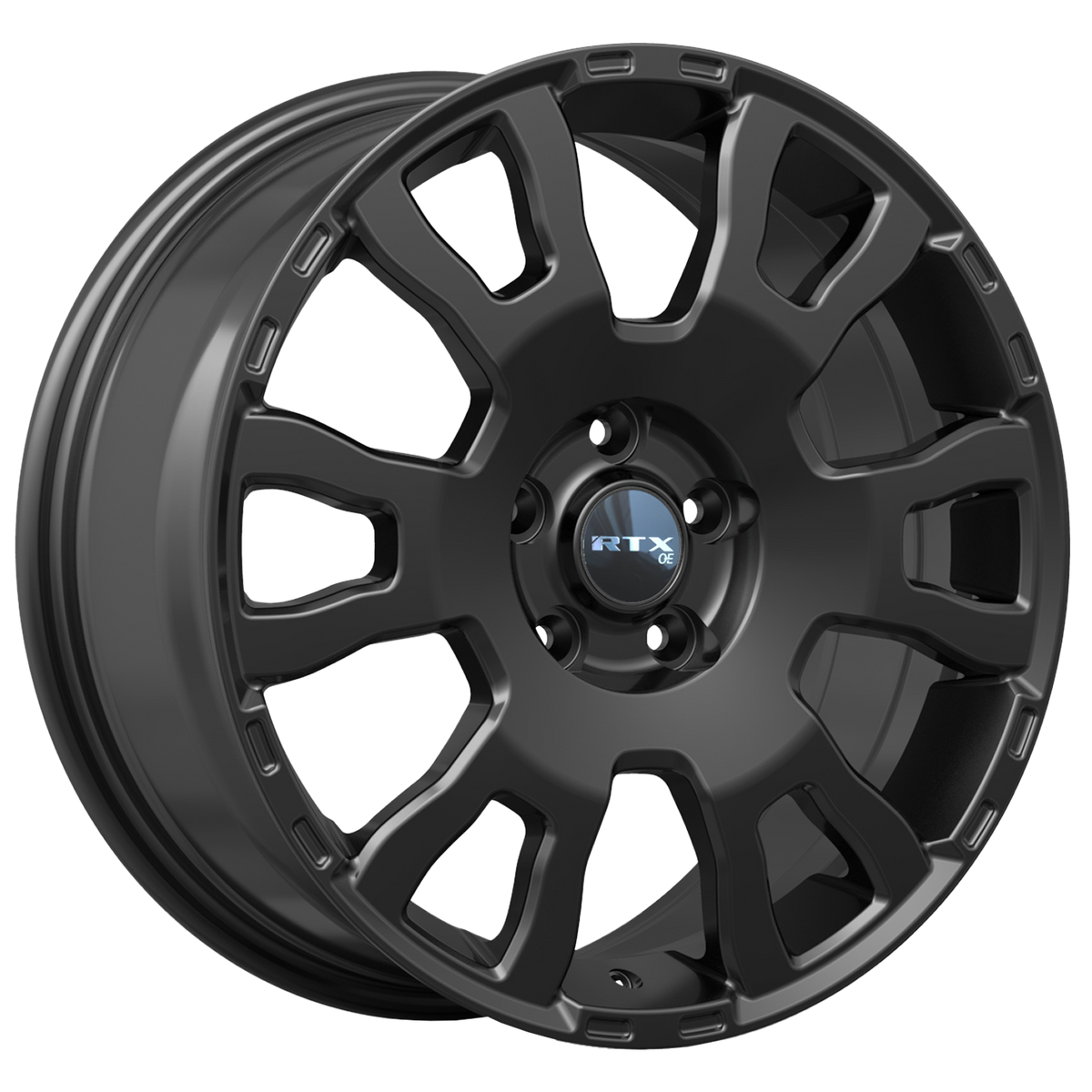 RTX  Satin Black 17x7 +45 5x114.3mm 56.1mm
