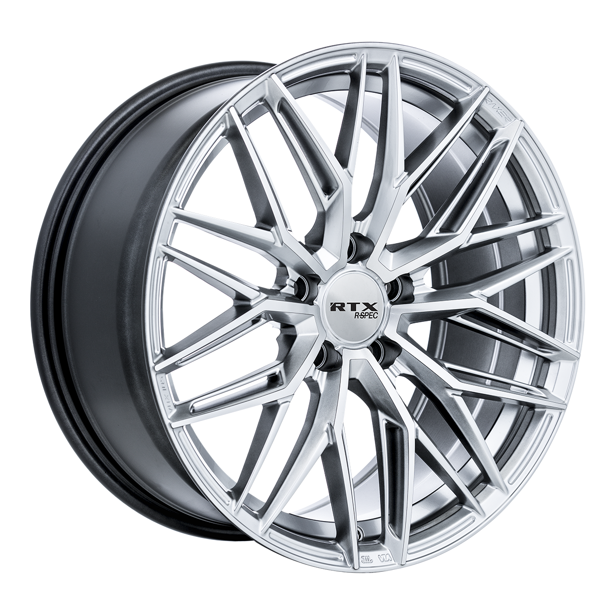 RTX SW20 Silver With Machined Face 18x8.5 +45 5x114.3mm 73.1mm