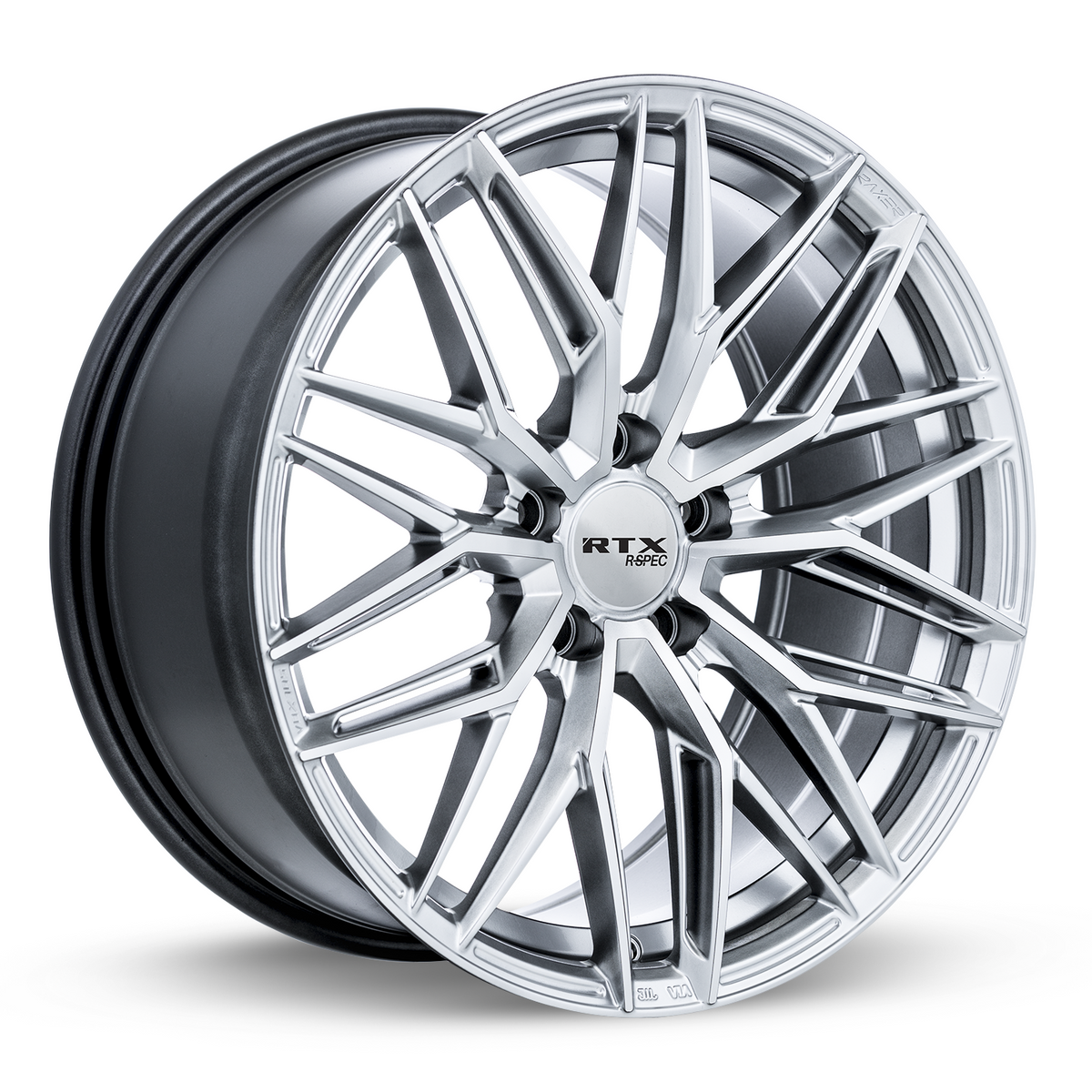 RTX SW20 Silver With Machined Face 18x8.5 +45 5x114.3mm 73.1mm - Wheelwiz
