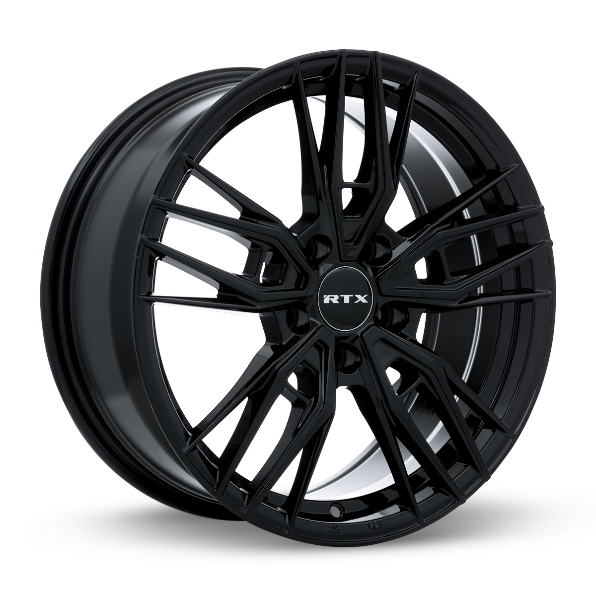 RTX Scepter Gloss Black 17x7.5 +40 5x114.3mm 73.1mm - Wheelwiz