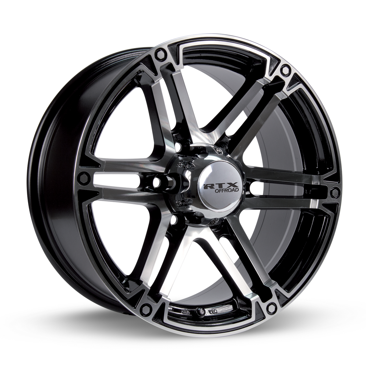 RTX Slate Black Machined 17x8 +25 6x139.7mm 106.1mm - Wheelwiz