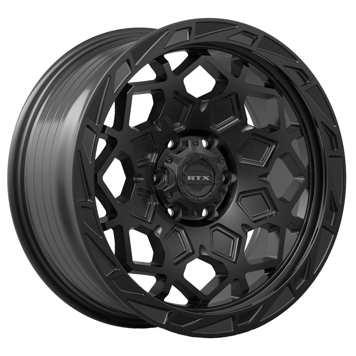 RTX Spade Gloss Black 17x9 -15 5x127mm 71.5mm - Wheelwiz