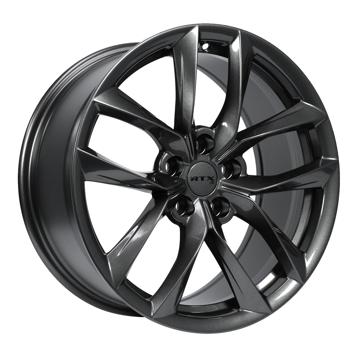 RTX Spider Gunmetal 19x8.5 +35 5x114.3mm 64.1mm - Wheelwiz