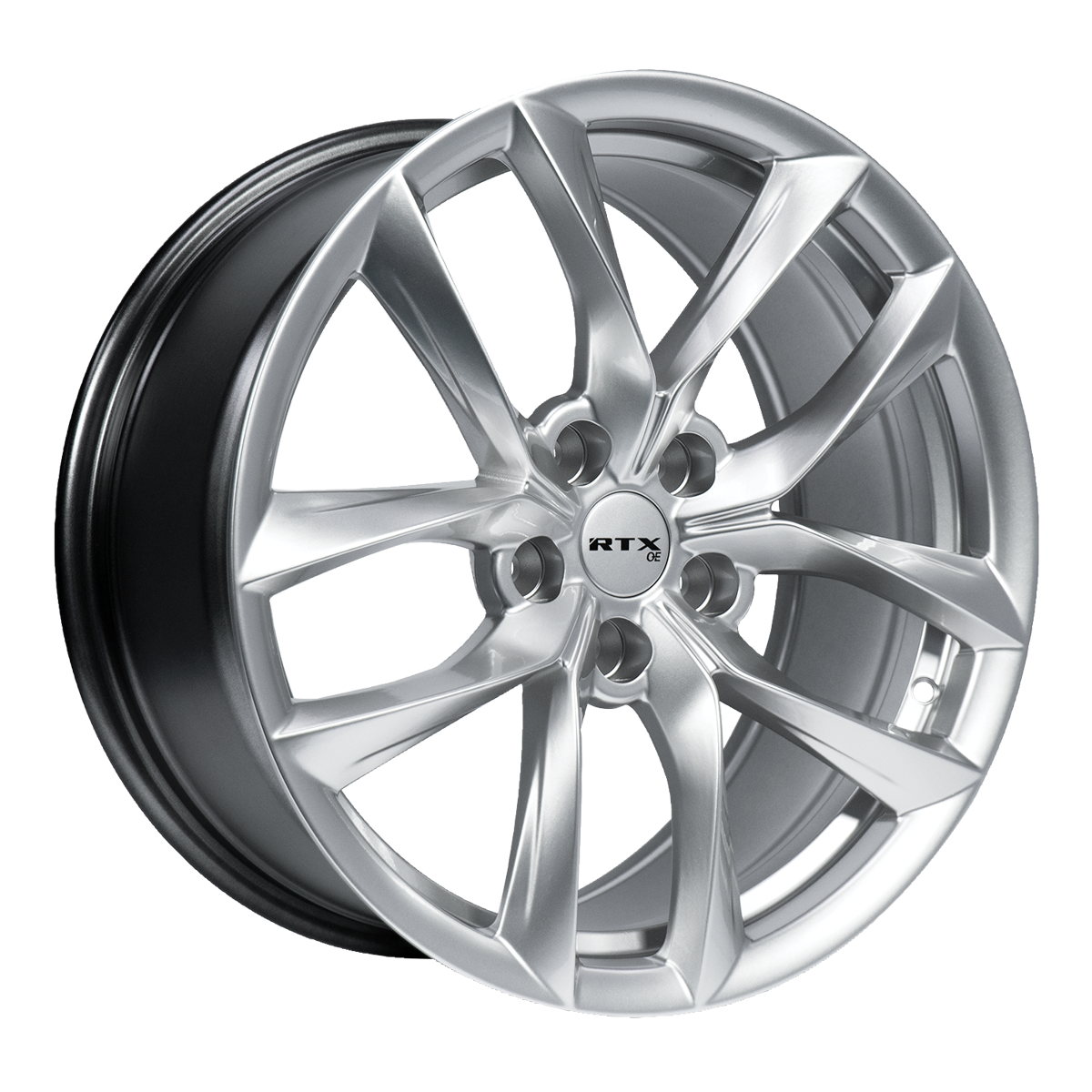 RTX Spider Hyper Silver 19x8.5 +35 5x114.3mm 64.1mm - Wheelwiz