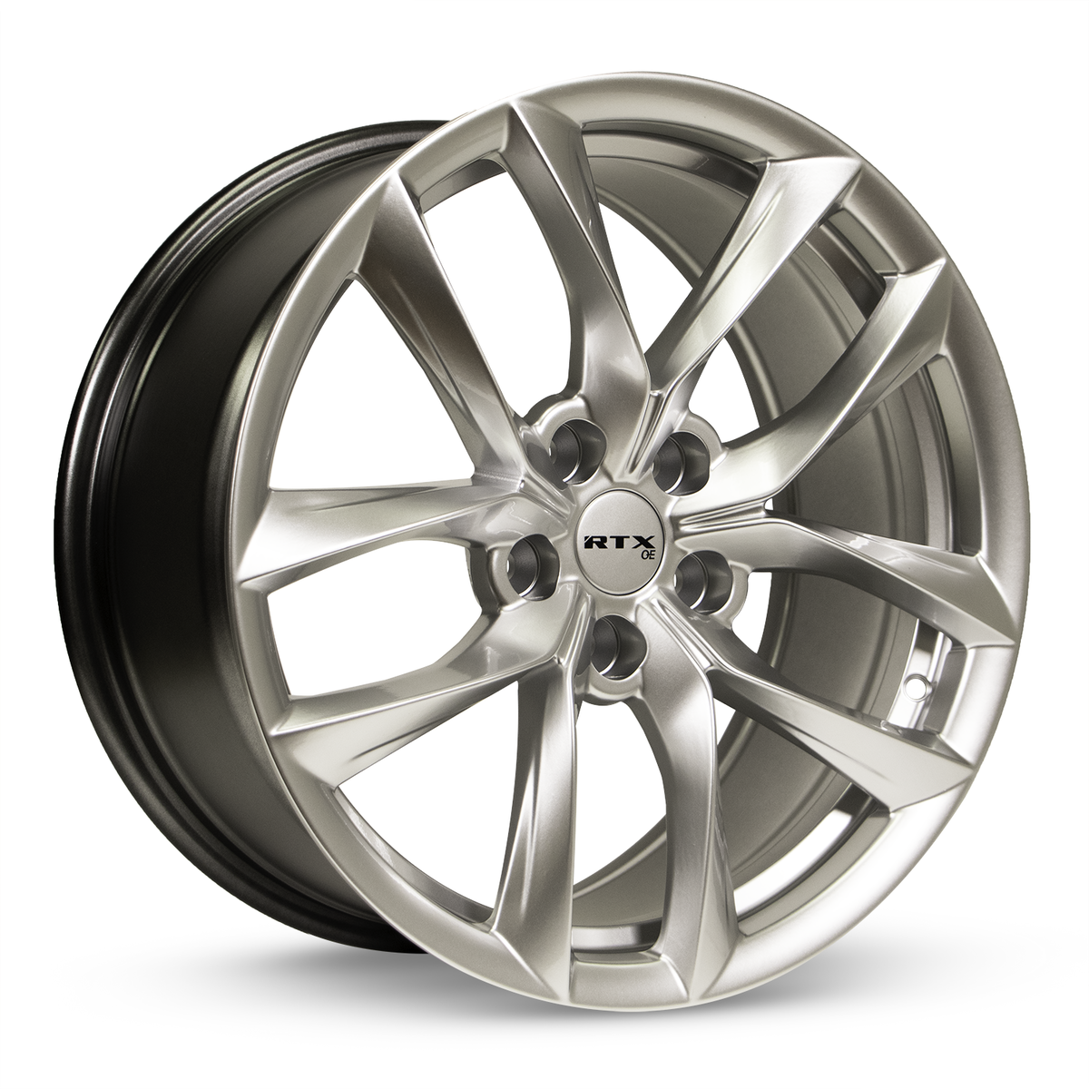RTX Spider Hyper Silver 19x8.5 +35 5x114.3mm 64.1mm - Wheelwiz