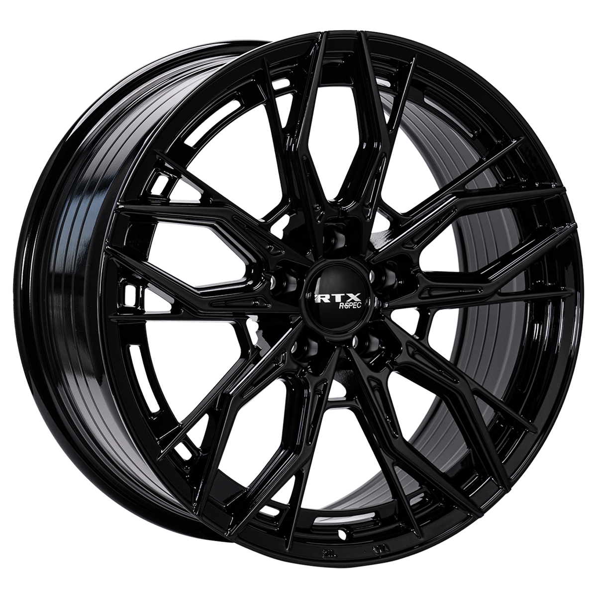 RTX Spur Gloss Black 18x8 +40 5x114.3mm 73.1mm - Wheelwiz