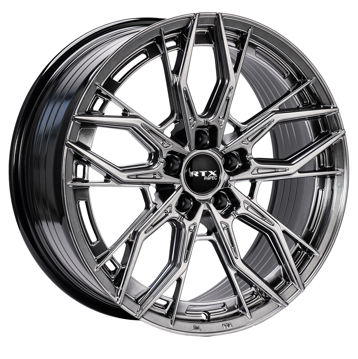 RTX Spur Hyper Black 18x8 +40 5x114.3mm 73.1mm
