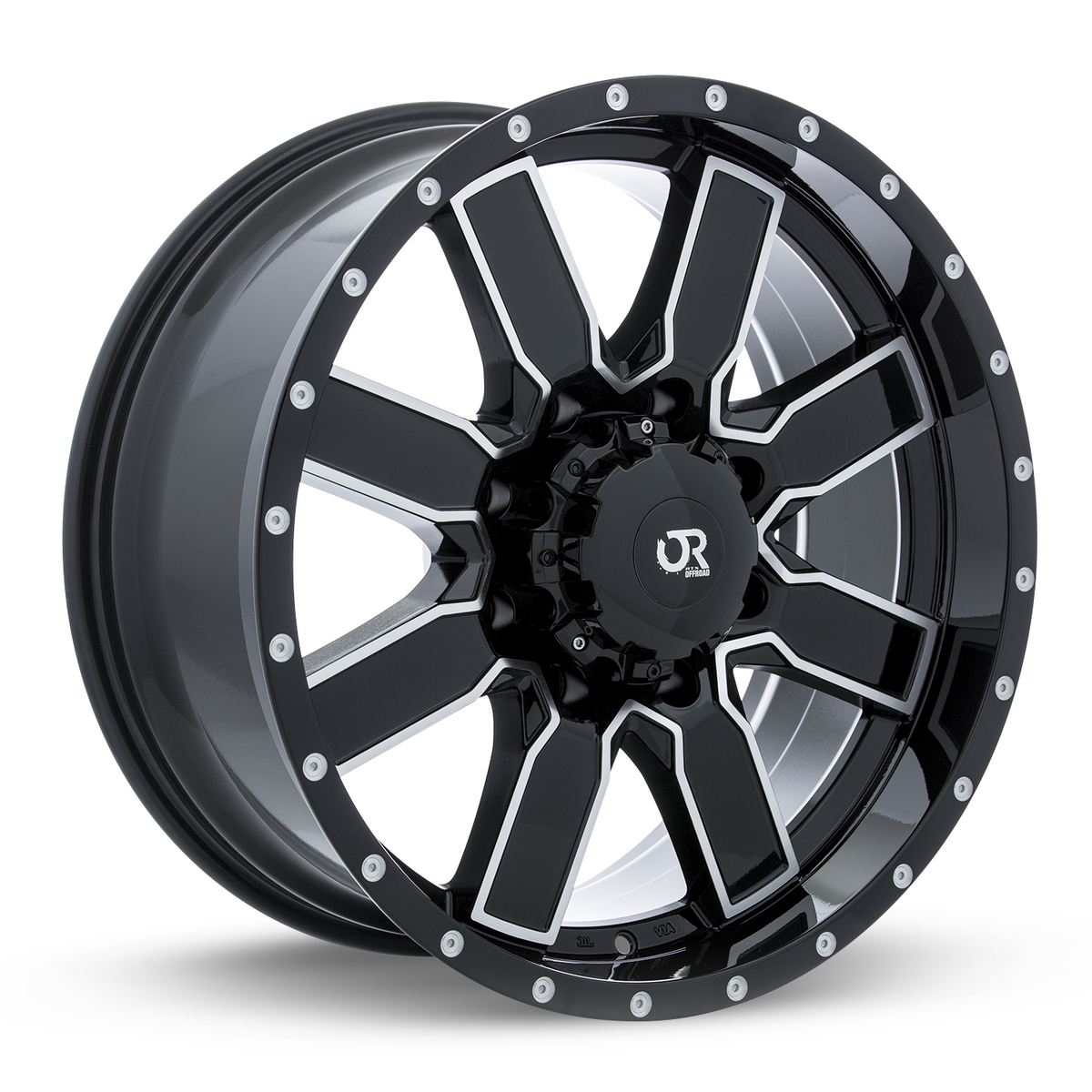 RTX Steppe Black Machined 20x9 +15 8x170mm 125mm