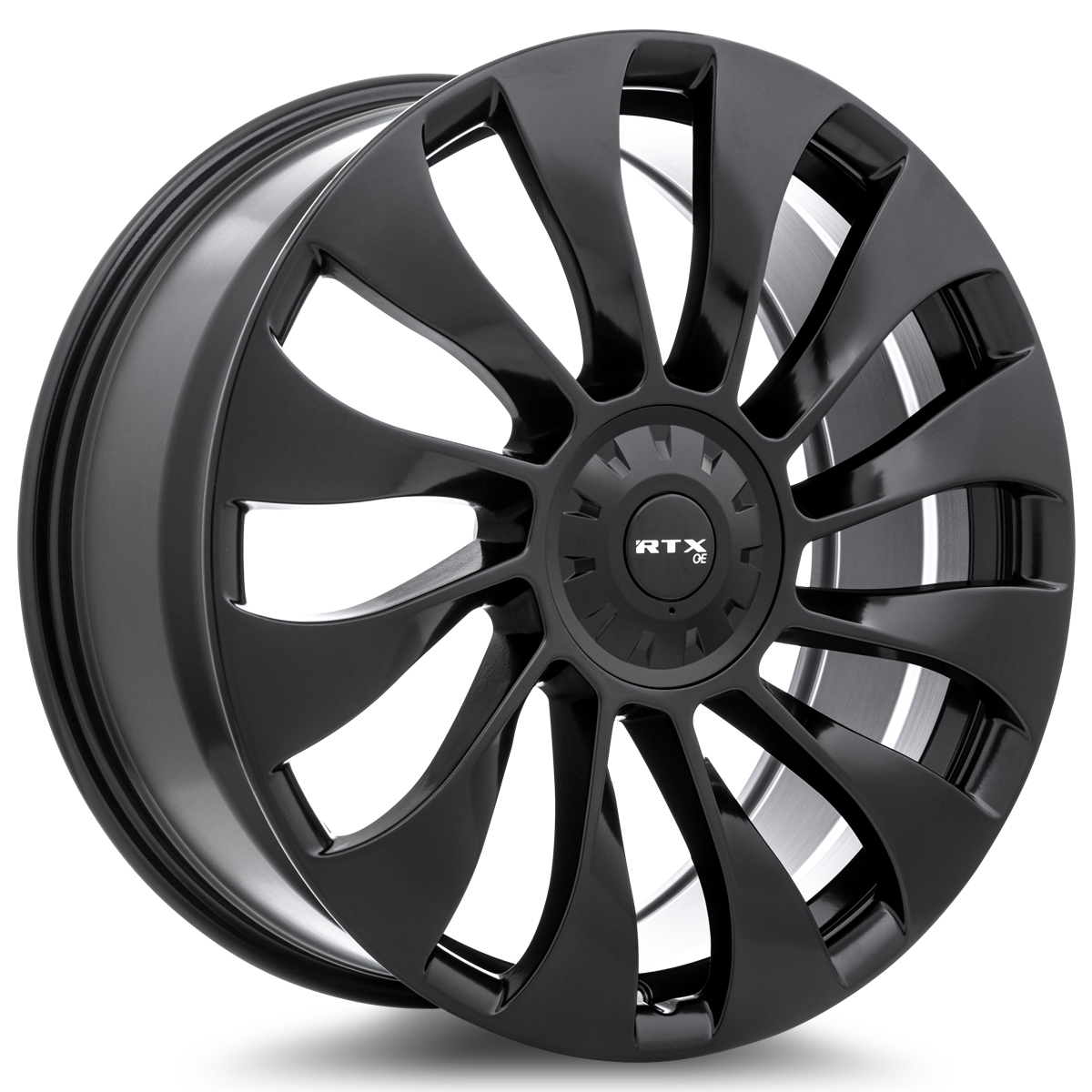 RTX TS02 Satin Black 19x8.5 +35 5x114.3mm 64.1mm