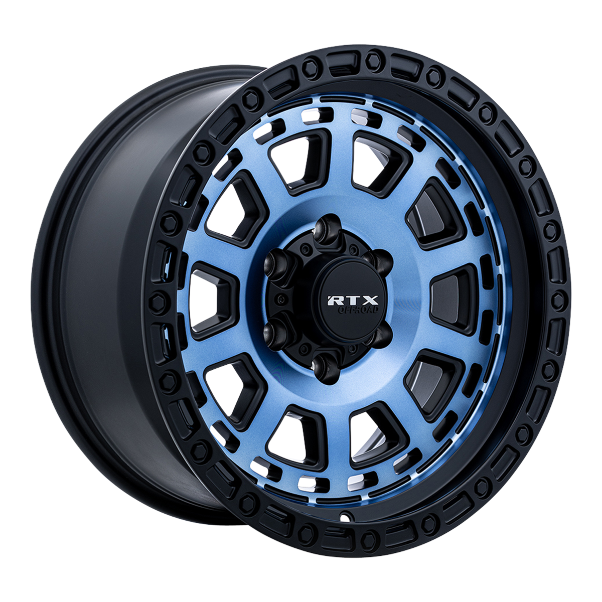 RTX Titan Midnight Blue With Black Lip 18x9 -15 5x127mm 71.5mm - Wheelwiz