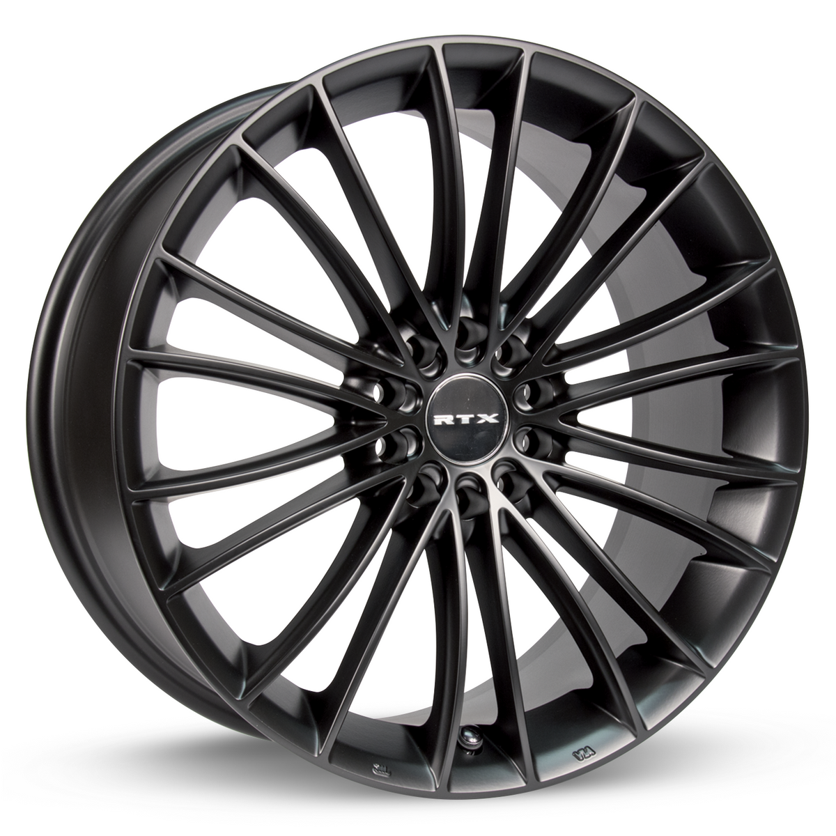 RTX Turbine II Satin Black 17x7.5 +40 5x100|5x114.3mm 73.1mm