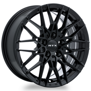 RTX V20 Gloss Black 17x7.5 +42 5x114.3mm 67.1mm