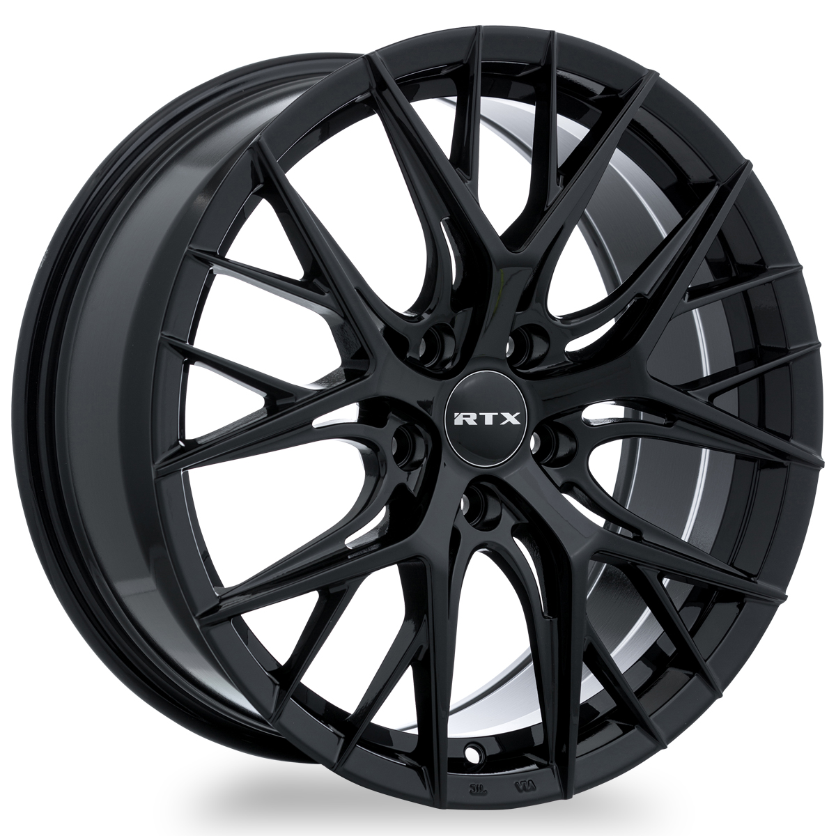 RTX Valkyrie Gloss Black 18x8 +40 5x114.3mm 73.1mm - Wheelwiz